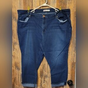 Signature by Levi Strauss Dark Blue Capris